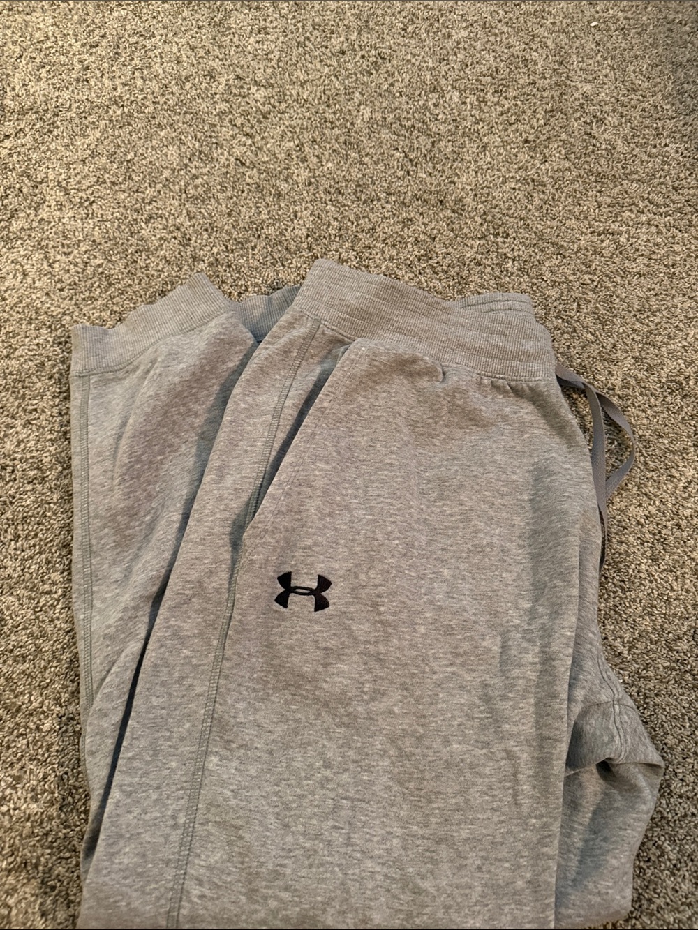 Under Armour Mens Grey Heather Jogger Sweatpants